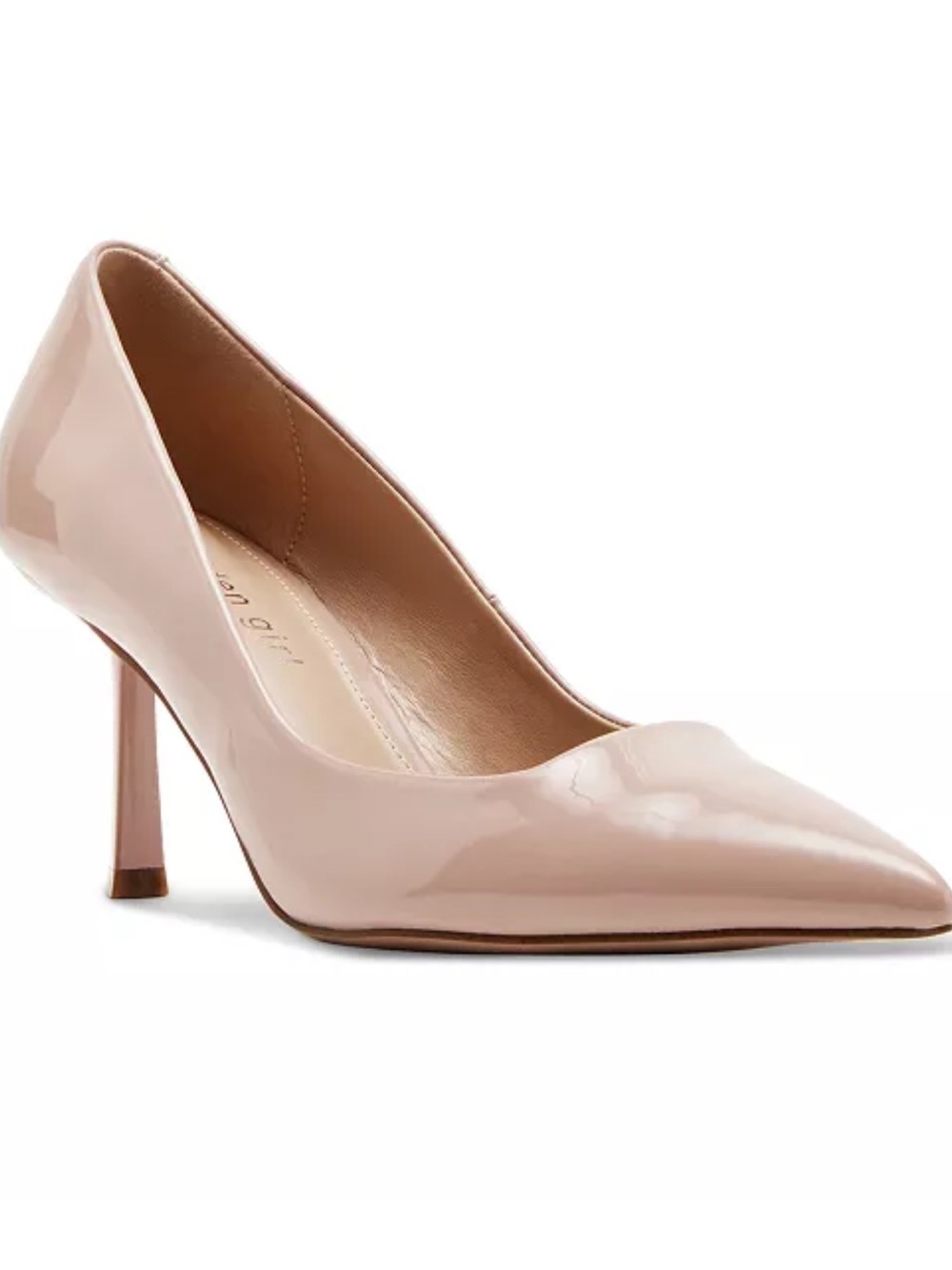 Madden Girl Brynn Nude Patent Pointed-Toe Pumps